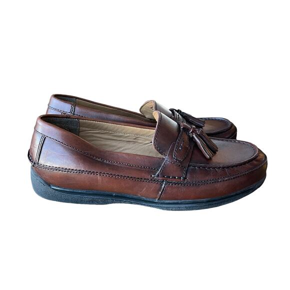 Dockers Men's Sinclair Leather Loafer Brown Size 11 - Picture 3 of 10